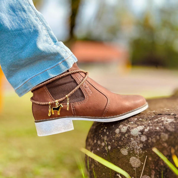 Botina Abruta Modelo 302 Trança