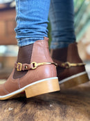 Botina Abruta Modelo 302 Sola Bege