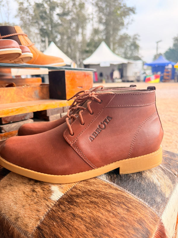 Botina Abruta Modelo 102 Sola Bege